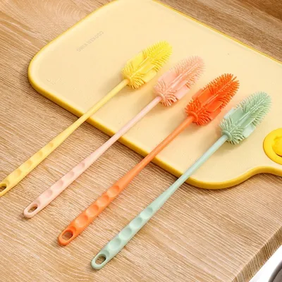 Long Handle Silicone Bottle Cleaning Brush